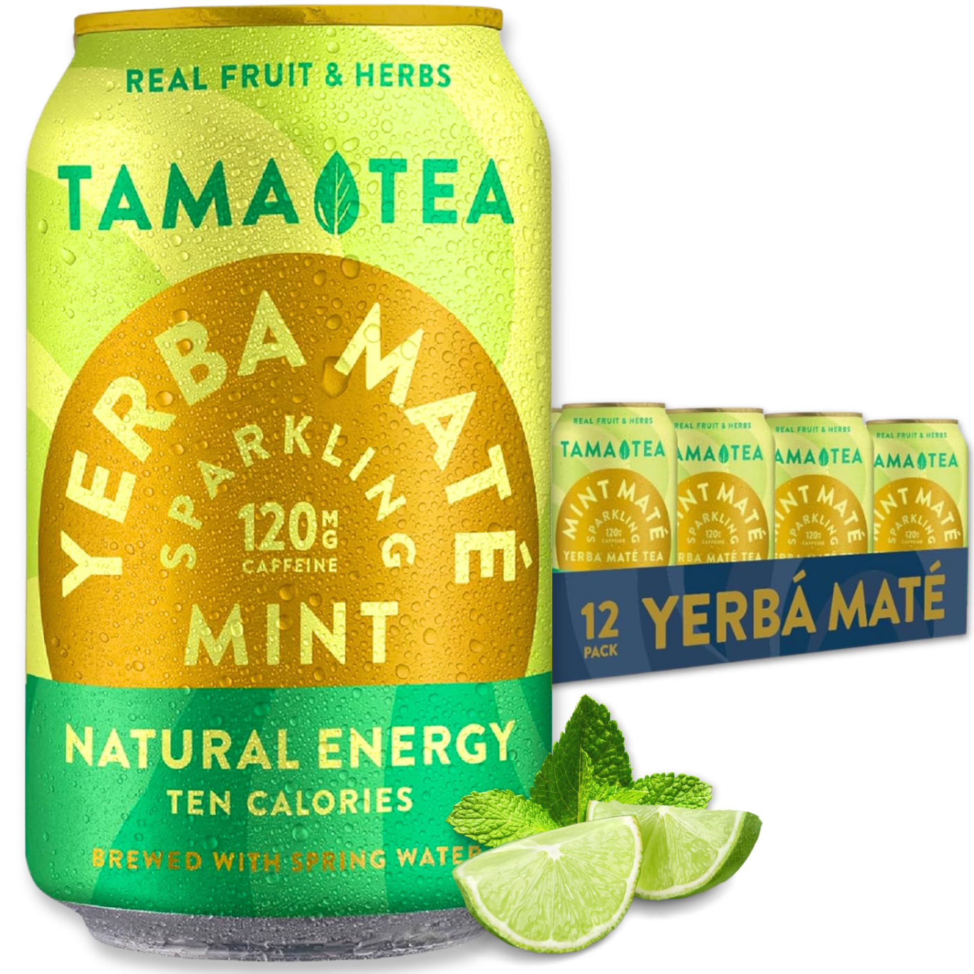 Tama Tea front packaging showing 12-pack and clean organic branding