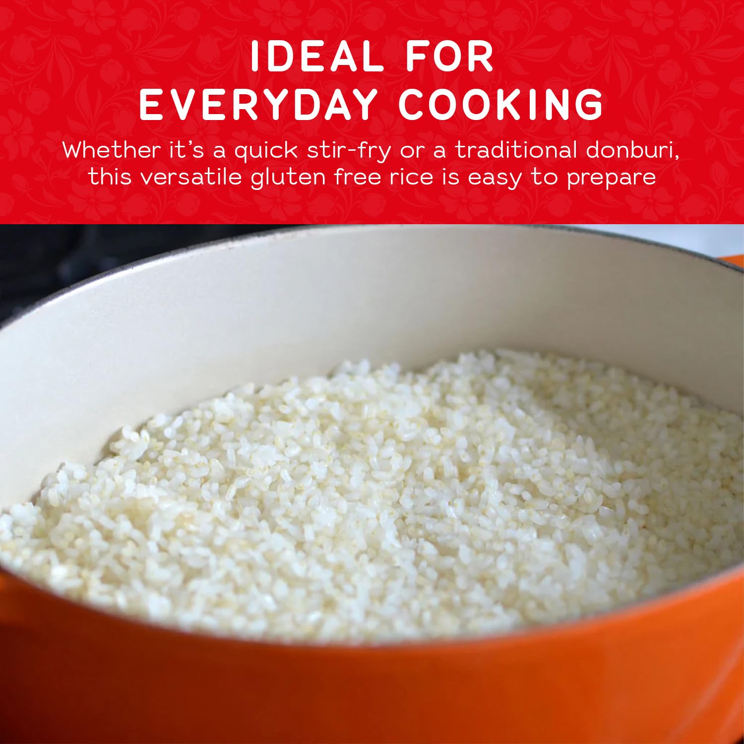 Tamaki serving bowl lifestyle presenting rice plated for sushi and family meals