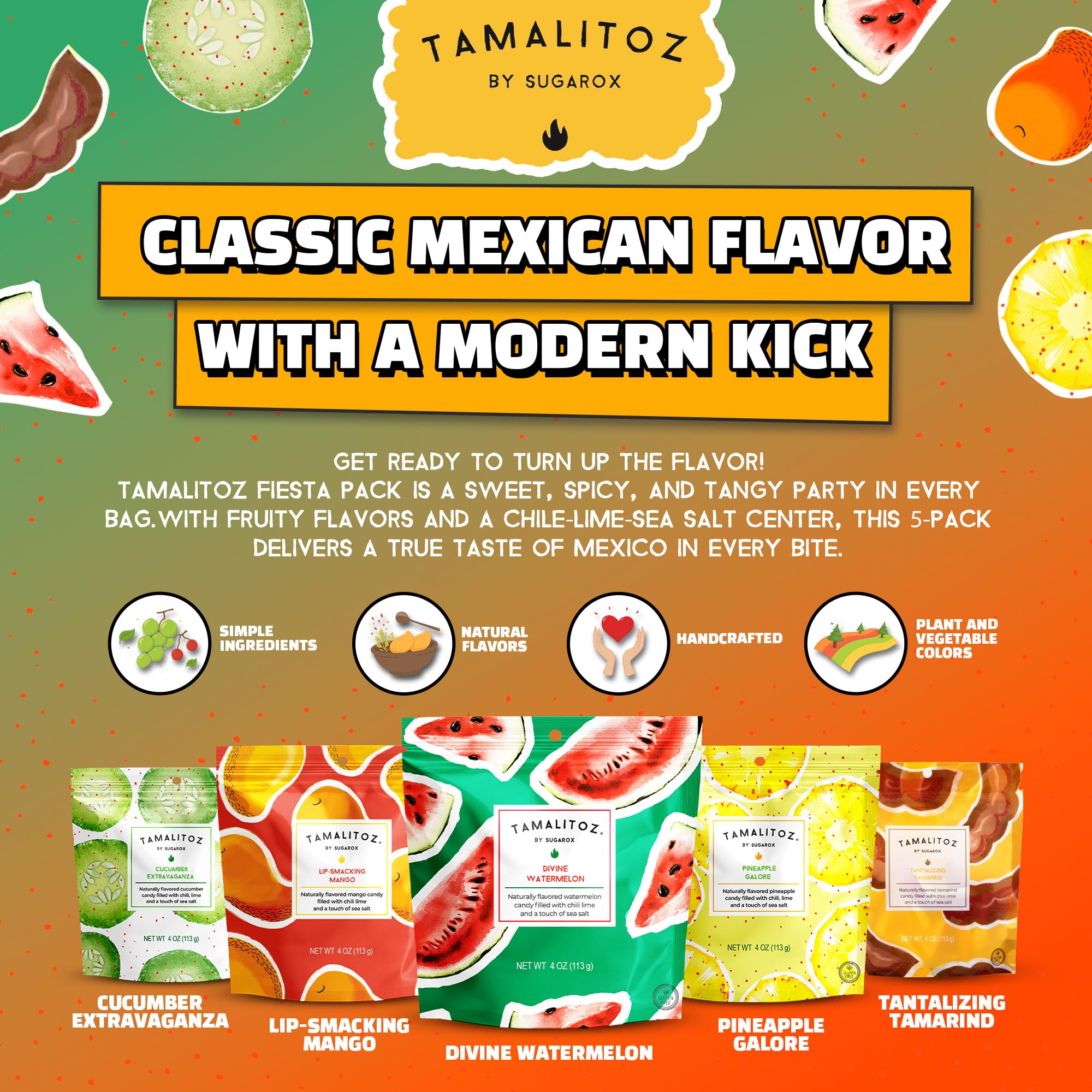 Tamalitoz close-up of candy cross-section with chile-lime center highlighting flavor contrast