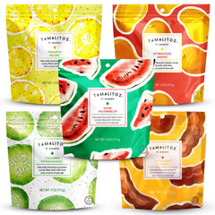 Tamalitoz front packaging showing five 4oz bags and bold branding, great for gifting