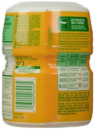 Close-up of TANG powder texture highlighting instant solubility benefit