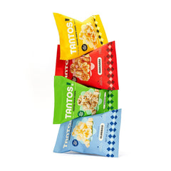 Tantos cacio e pepe chip detail displaying shape and bold seasoning benefit