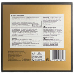 TAOindustry close-up of edible gold flakes on tea surface highlighting visual luxury