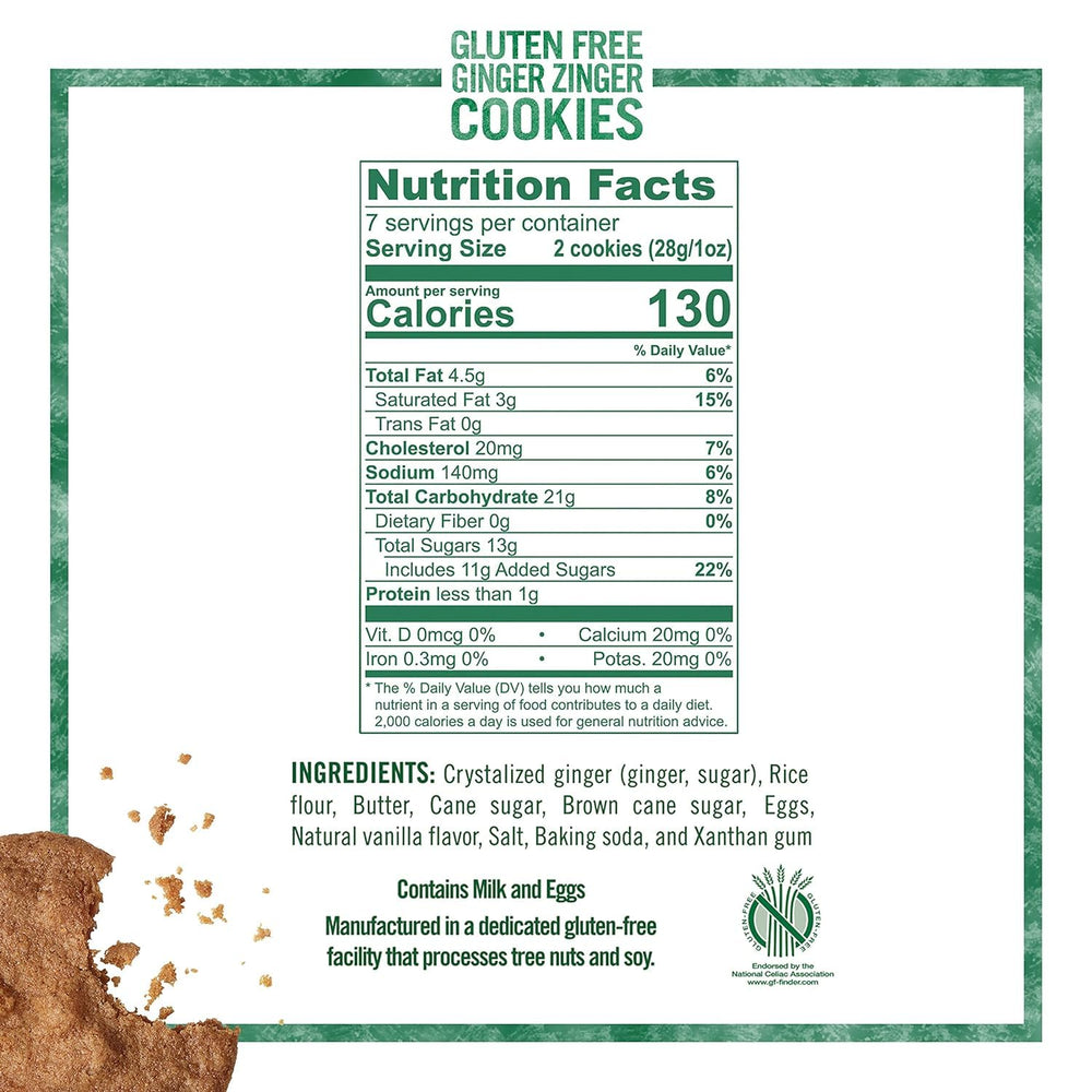 TAOindustry Tate's Bake Shop cookie next to a ruler showing scale for serving size clarity