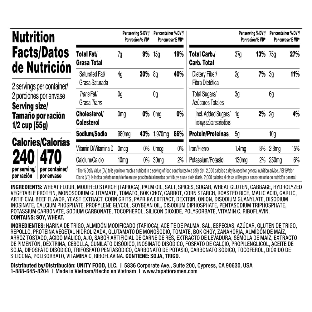 Tapatío bowl in hand to show size and generous portion advantage