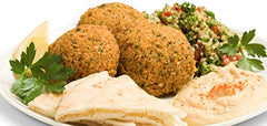 Tarazi cooked falafel patties crisp exterior and tender interior ready to serve