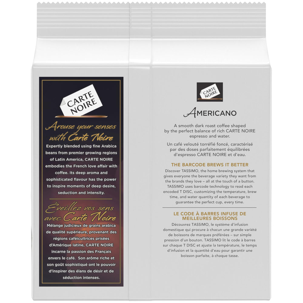 Lifestyle kitchen scene with Tassimo Americano ready to drink