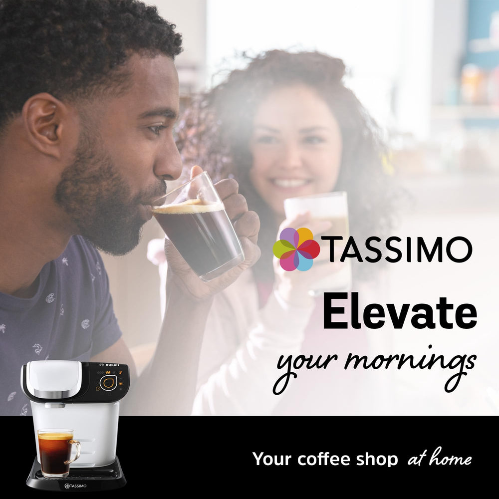 Tassimo L'Or XL Classique brewed cup on saucer with crema showing bold aroma