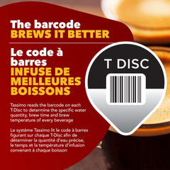 Tassimo machine with T-Disc inserted for automatic brew convenience