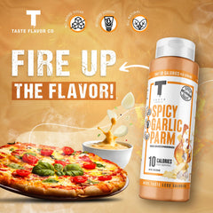 Taste Flavor Co. sauce pouring to show texture and easy-glaze application benefit