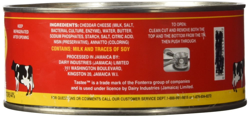 Tastee Cheese close-up of crumbly creamy texture emphasizing meltability benefit