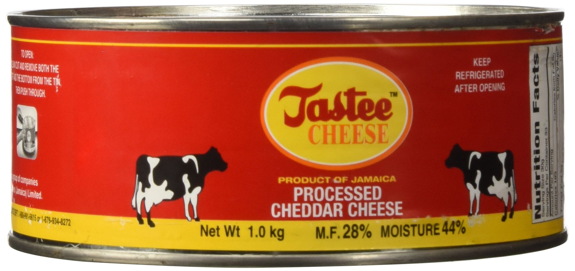 Tastee Cheese melted on a Jamaican patty in kitchen showing delicious serving idea