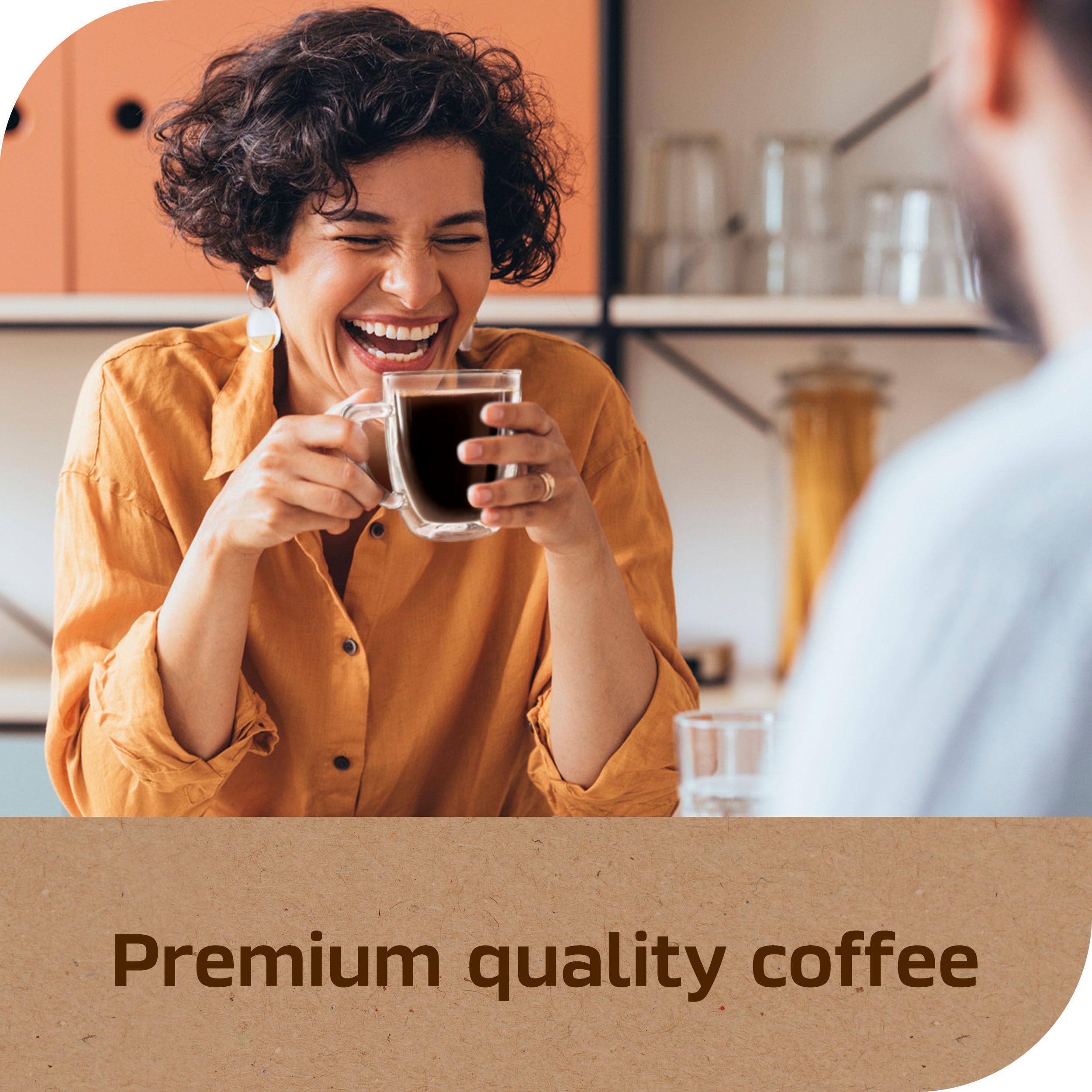 NESCAFÉ Taster's Choice label detail showing blend info for informed choice