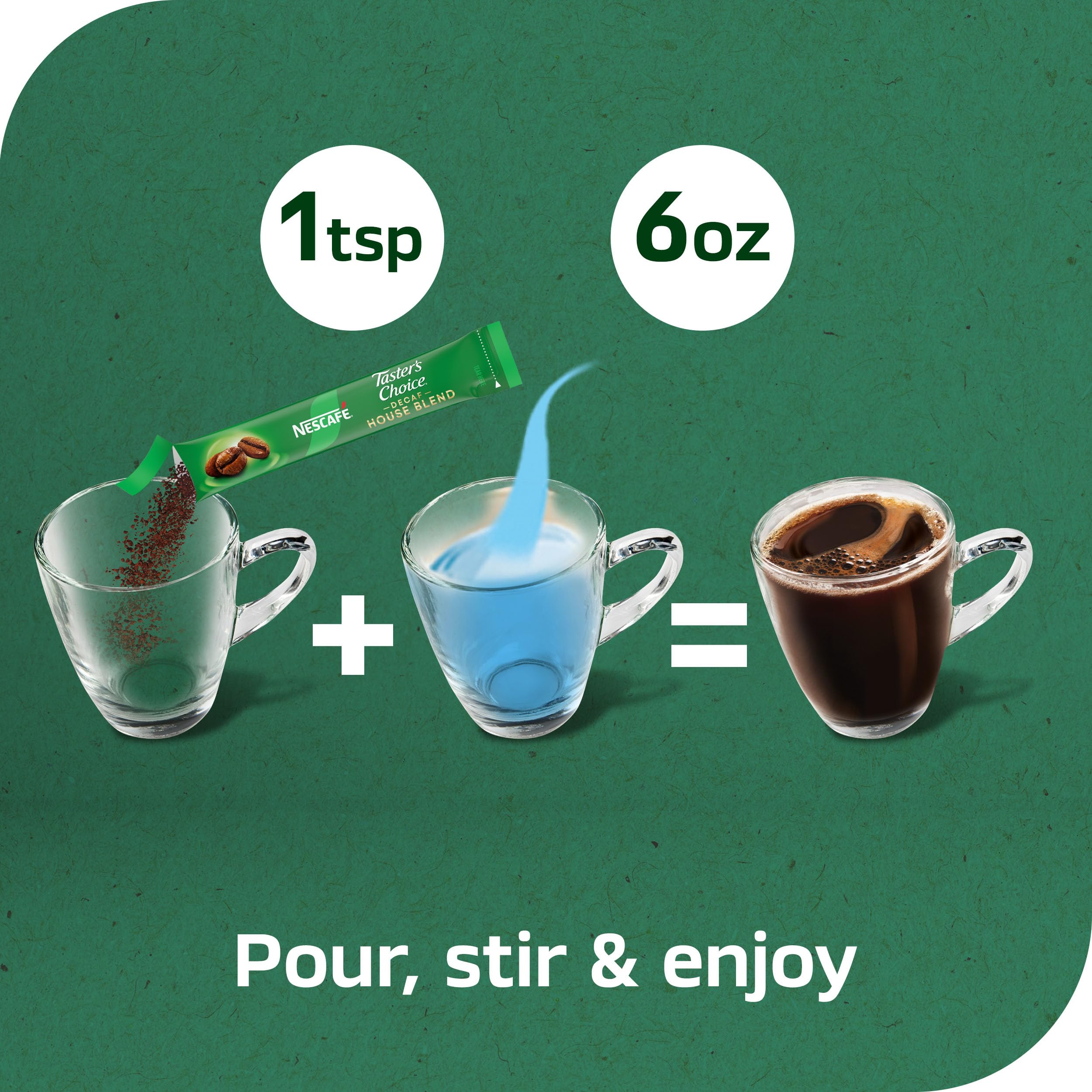 NESCAFÉ Taster's Choice open box with packets demonstrating freshness preservation