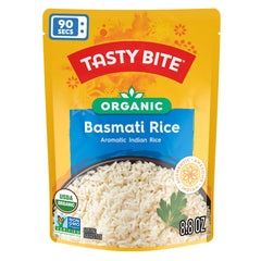 TASTY BITE close-up of basmati grains highlighting fluffy texture