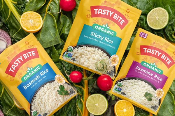 TASTY BITE pack of 12 pouches displayed for portion and scale