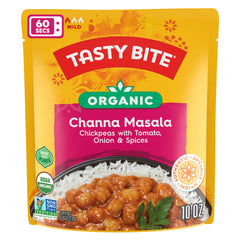 TASTY BITE close-up of chickpea texture showcasing hearty protein