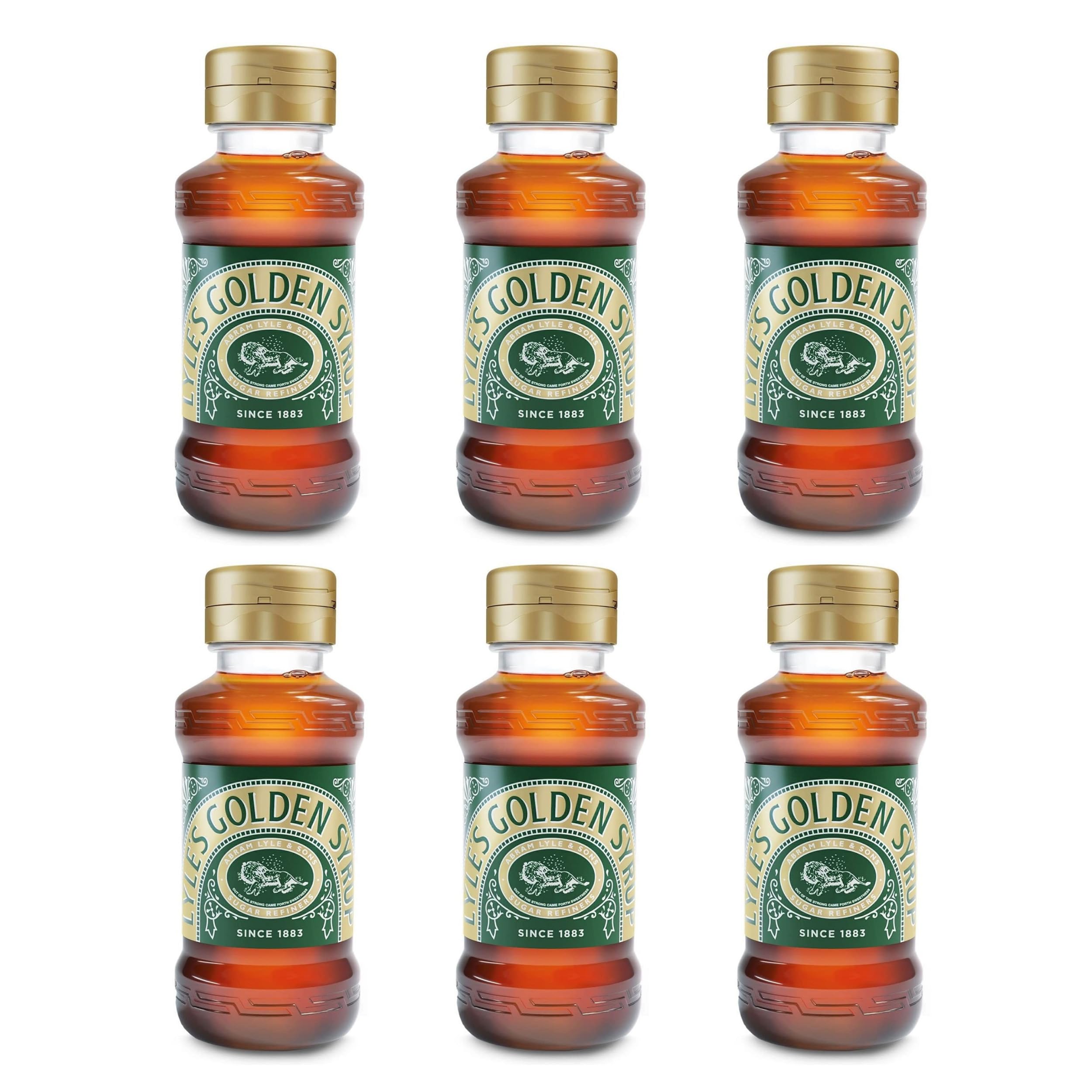 Tate & Lyle's front packaging showing six squeezy bottles for pantry convenience