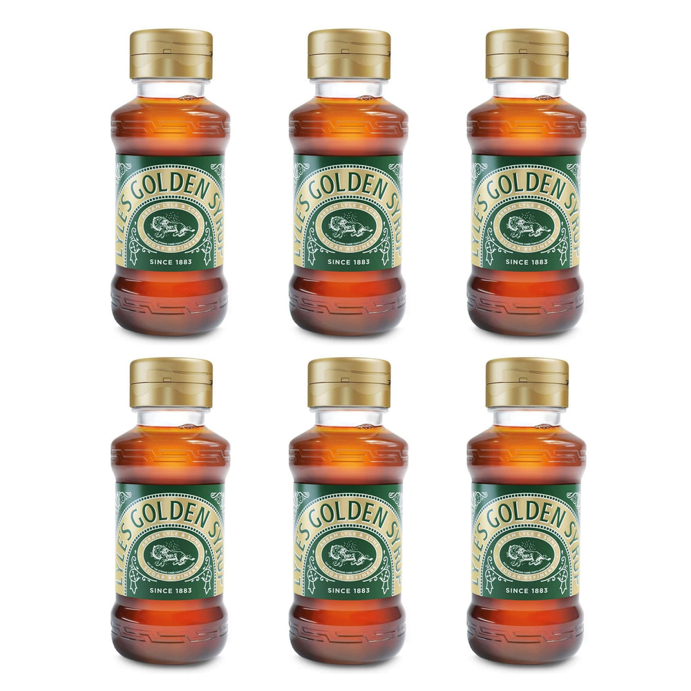 Tate & Lyle's front packaging showing six squeezy bottles for pantry convenience