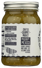TATEMADA salsa spooned over tacos demonstrating topping versatility and fresh brightness