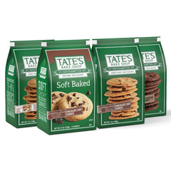 Tate's Bake Shop front packaging of 4-bag cookie variety, ready to gift
