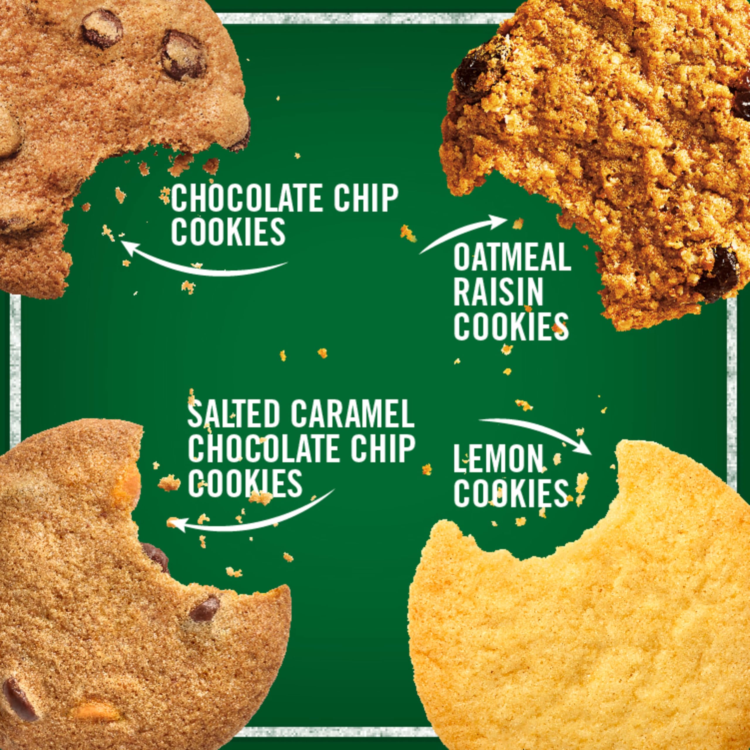 Tate's Bake Shop open box with assorted cookies, convenient party-ready selection