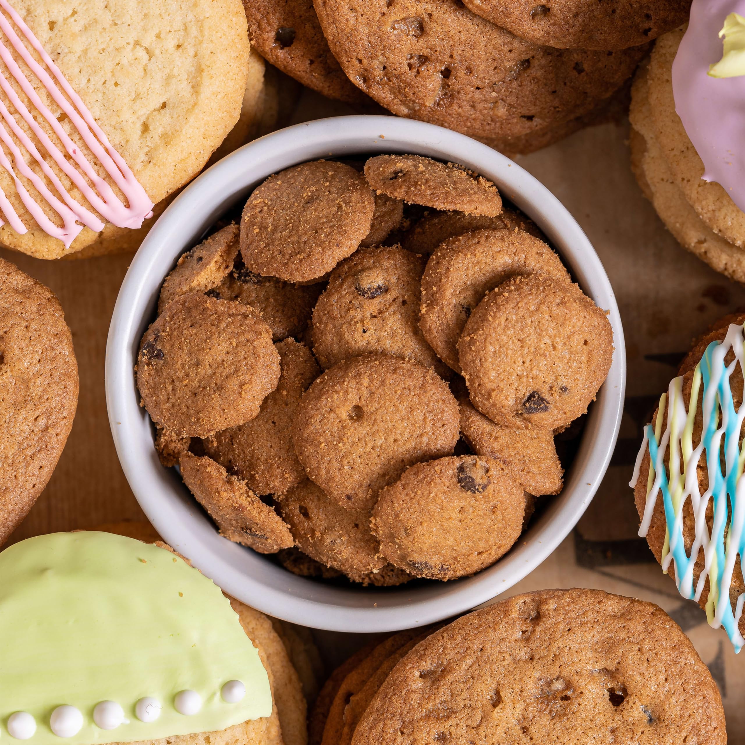Tate's Bake Shop single‑serve bag inside a lunchbox for on‑the‑go snacks
