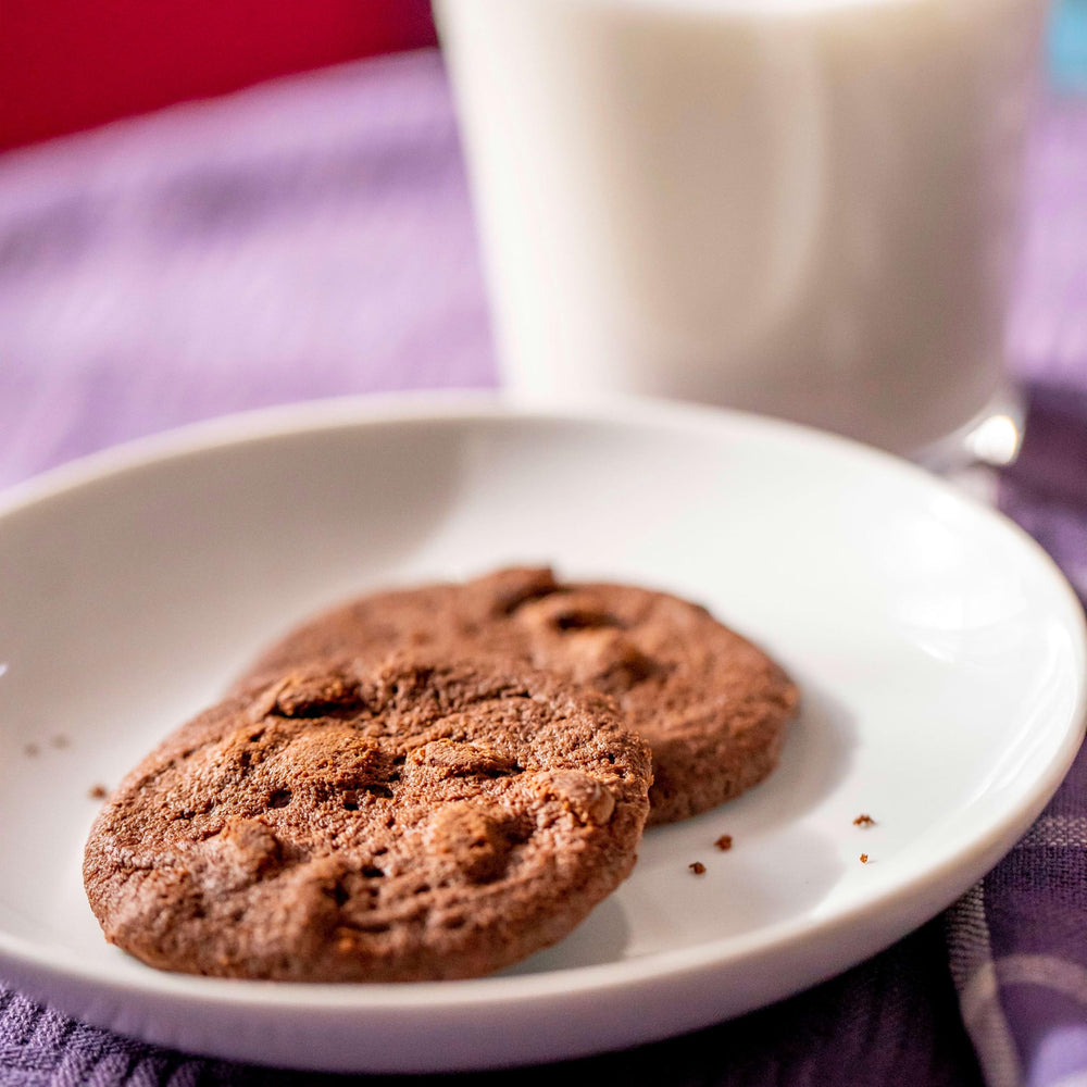 Tate's cookies paired with ice cream showing dessert pairing and indulgence benefit