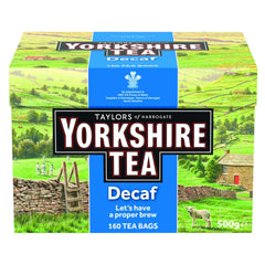 Taylors of Harrogate front packaging showing decaf box and clear benefit