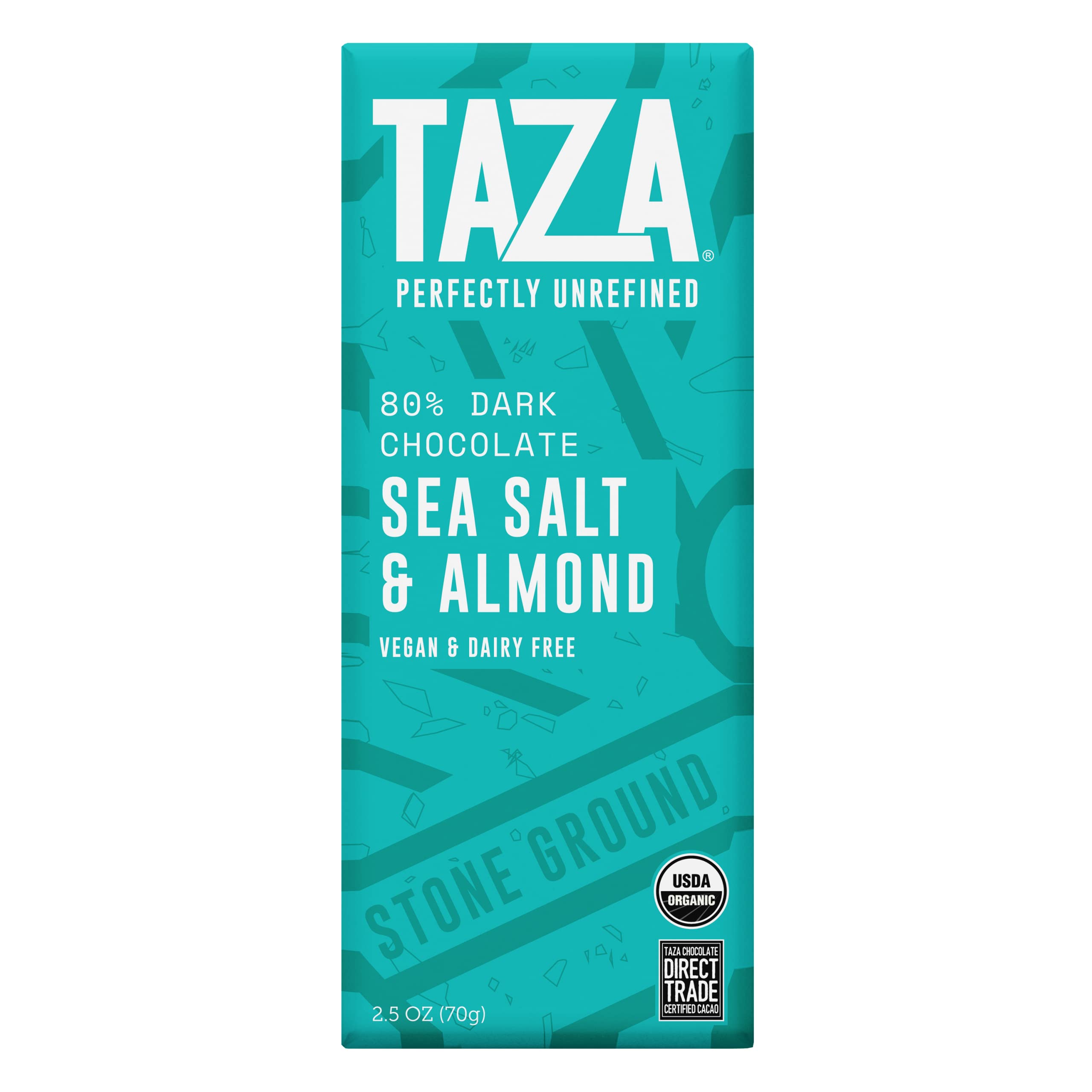 Taza close-up of stone-ground bar texture highlighting rustic cacao flavor