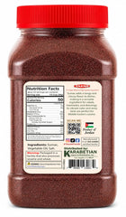 TAZAH close-up of sumac powder texture highlighting fresh spice aroma