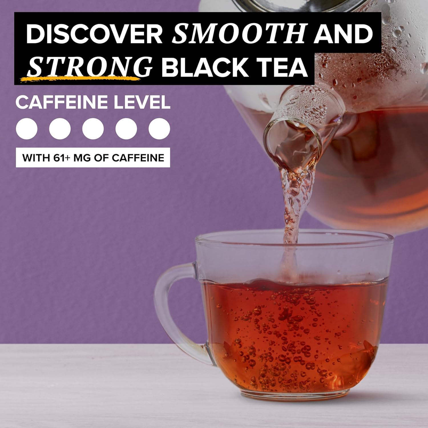 TAZO individually wrapped tea bag demonstrating convenience and preserved aroma