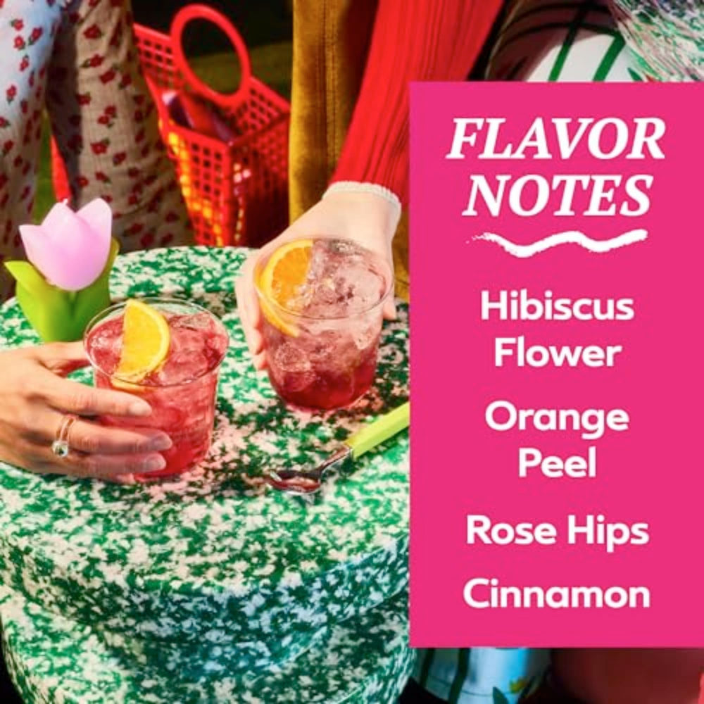TAZO used in a mocktail with fruit garnish, ideal for creative beverage recipes