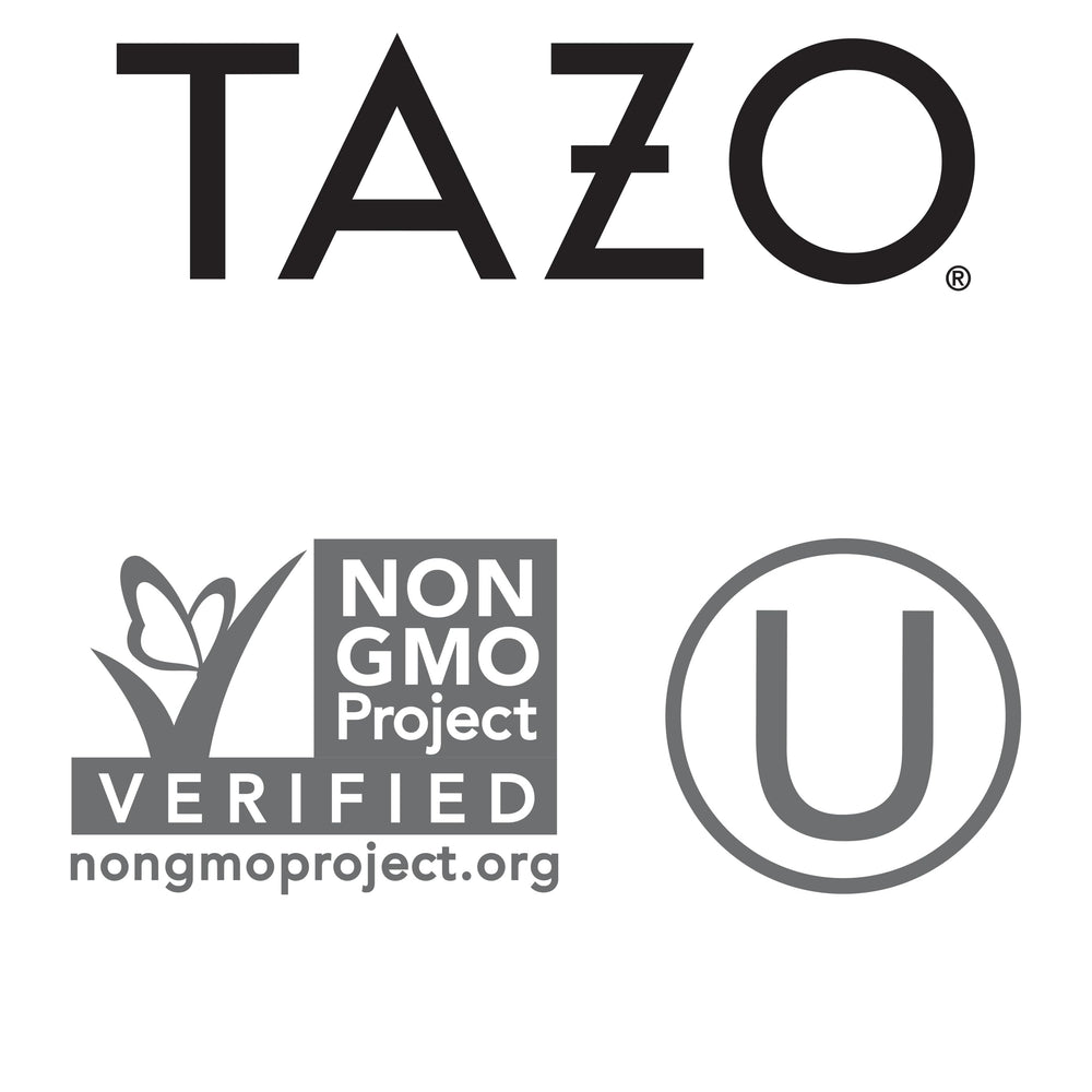 TAZO cinnamon and vanilla ingredient highlight showing warm flavor benefit