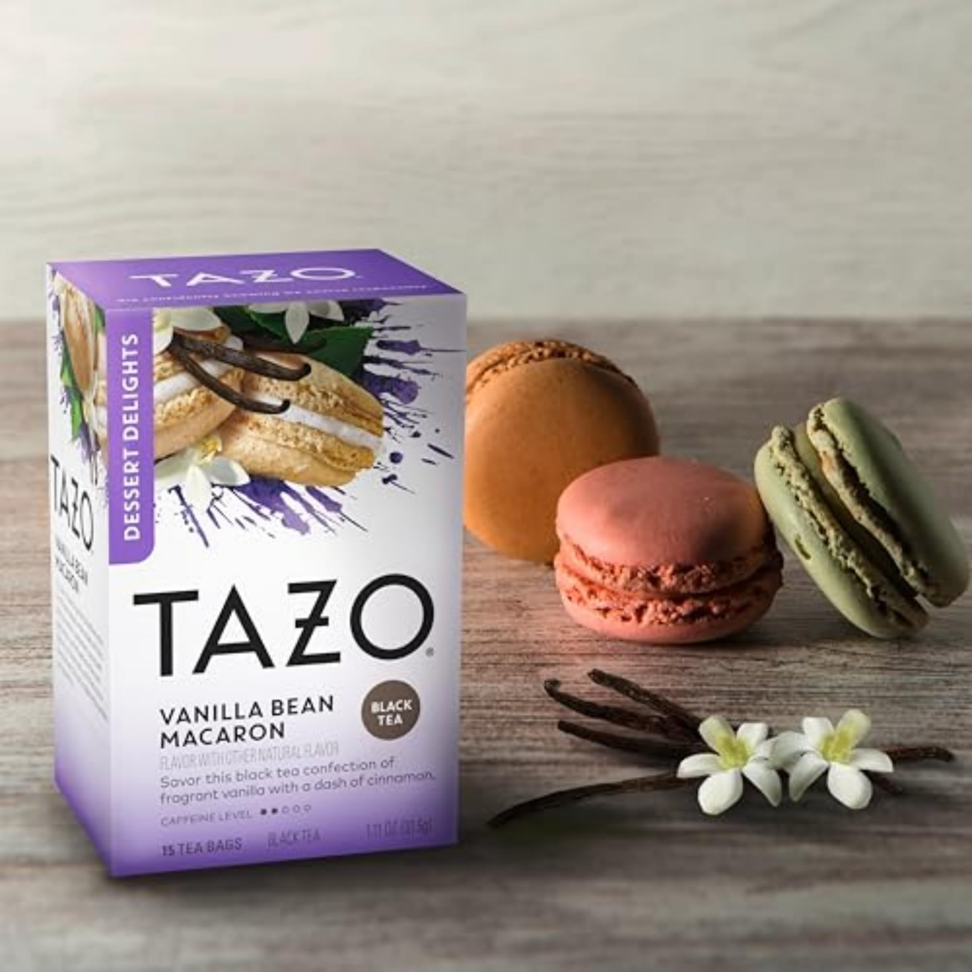 TAZO tea latte with milk showing creamy dessert-style serving option
