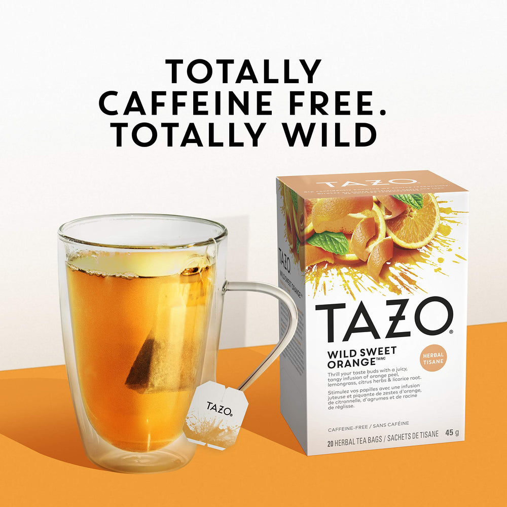 TAZO iced pitcher with orange slices for refreshing summer drink