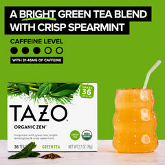 TAZO cup steaming hot demonstrating comforting warm beverage benefit
