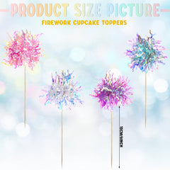 TBoxBo foil tinsel close-up highlighting colorful shimmer for festive desserts
