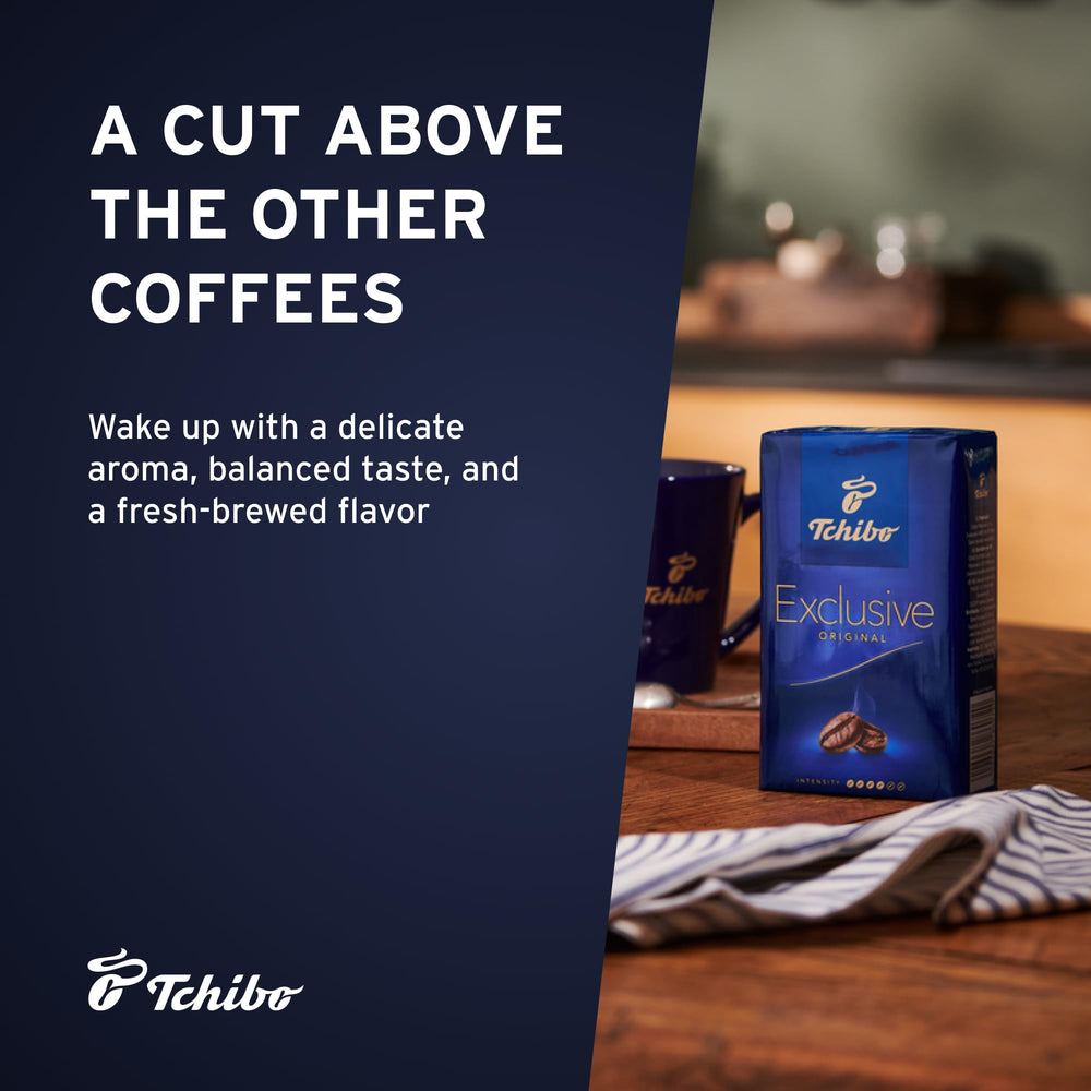 Tchibo Exclusive vacuum-seal close-up preserving aroma and longer freshness