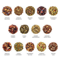 Tea Forte brewed cup of herbal tea steaming for quick, consistent cups