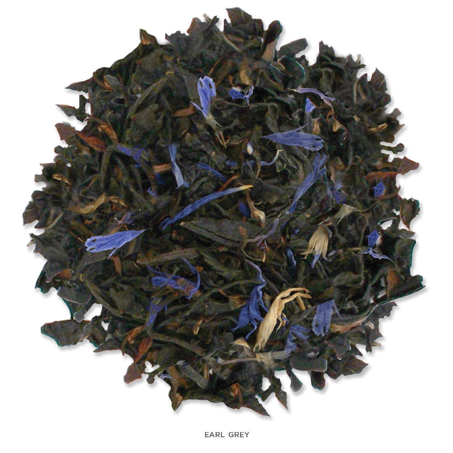 Tea Forte loose-leaf close-up showing full leaves and bergamot pieces for rich aroma