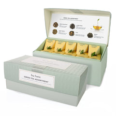 Tea Forté elegant presentation box displaying sampler sachets, perfect gift presentation