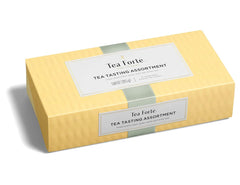 Tea Forte infusers lined in box with individual wrappers for freshness and easy selection