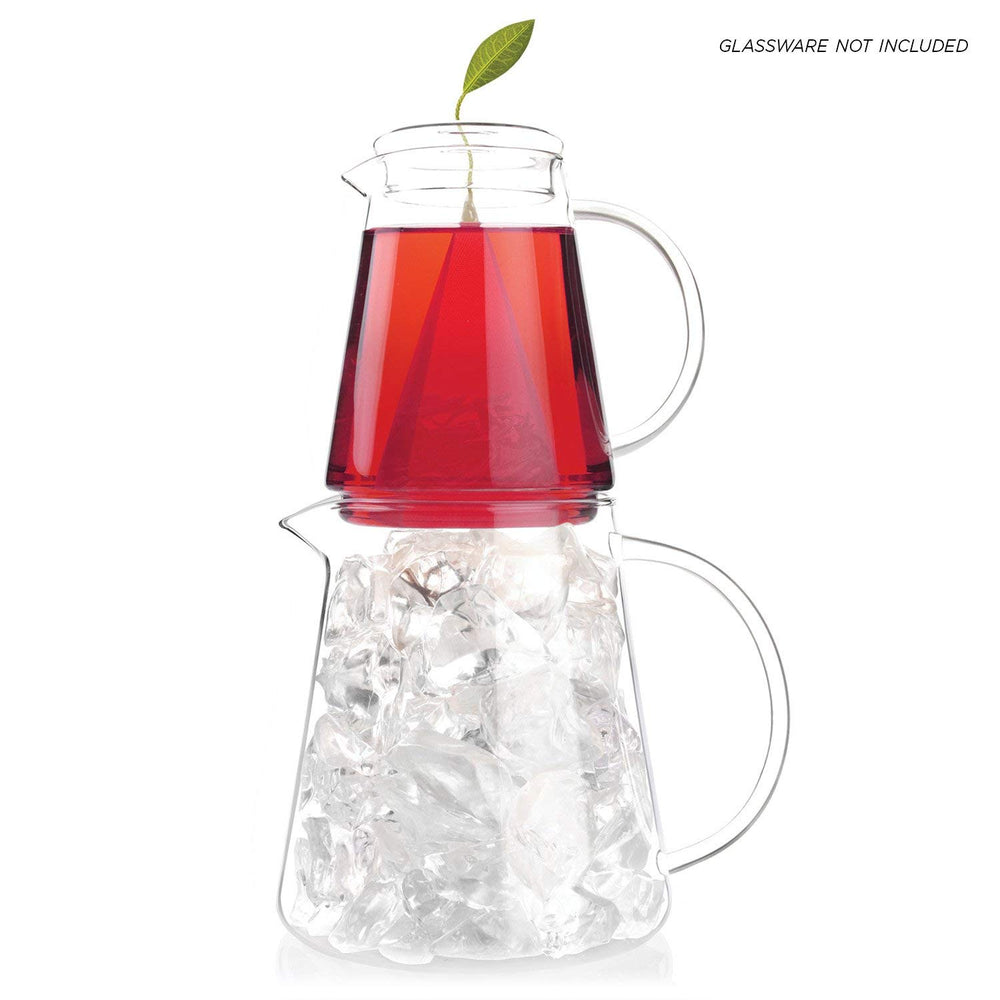 Tea Forte loose blend with hibiscus and fruit pieces illustrating bold flavor benefit