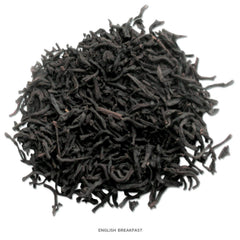 Tea Forte loose black tea leaves close-up displaying whole leaf quality