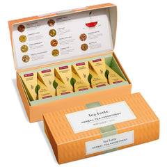 Tea Forté presentation box front showing elegant packaging and variety