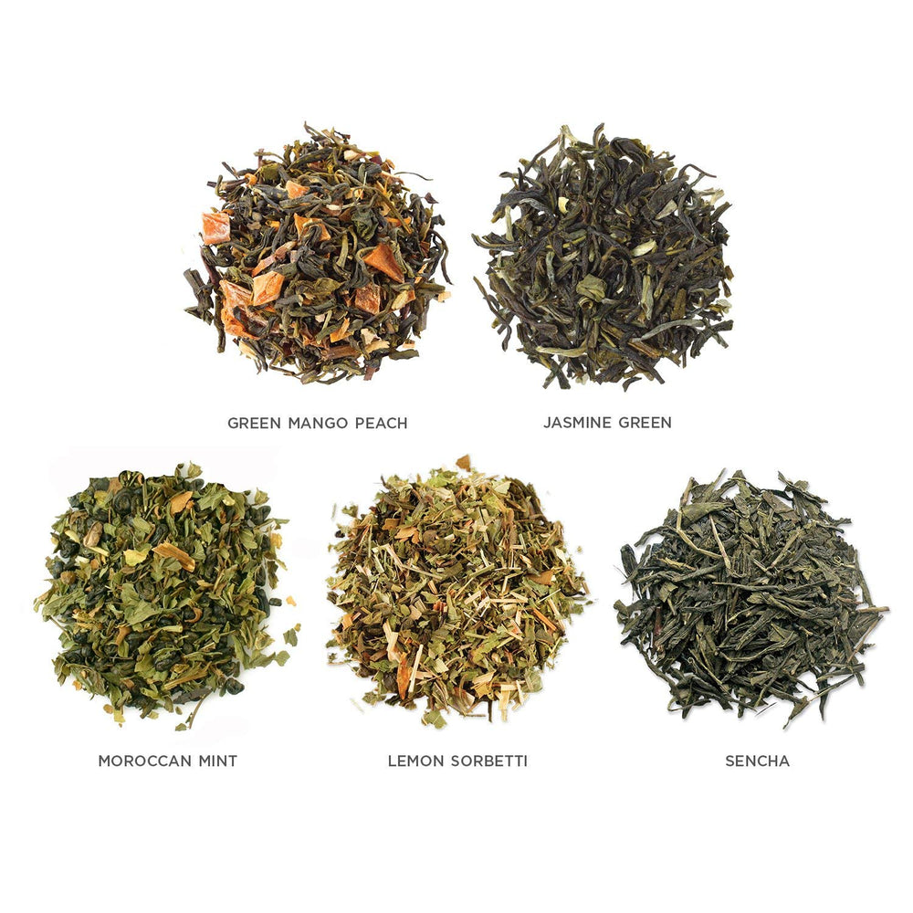 Tea Forte loose leaves being steeped for a clear, flavorful cup