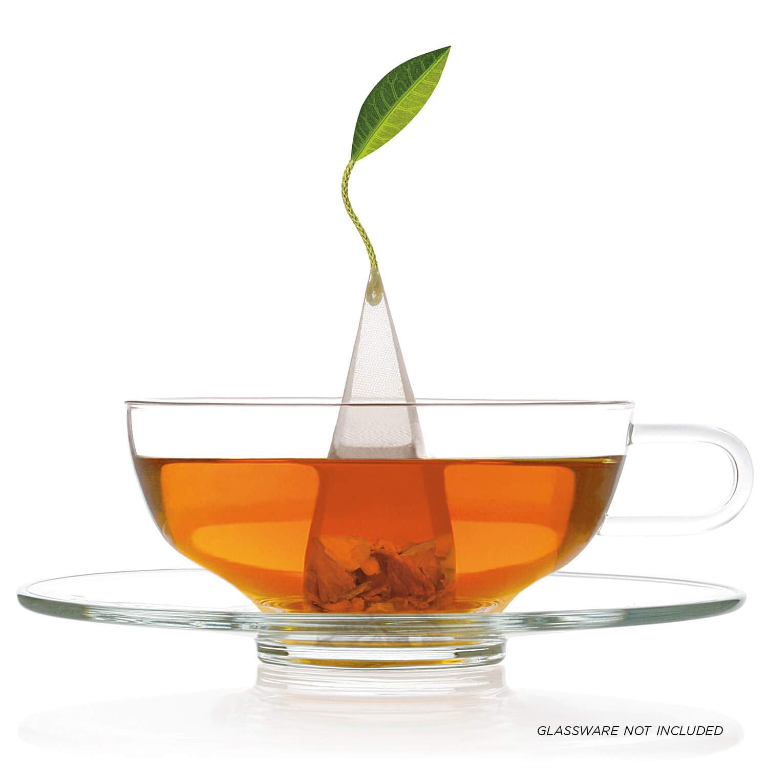 Tea Forté tea in cup steeping with vibrant color delivering aromatic, soothing flavor