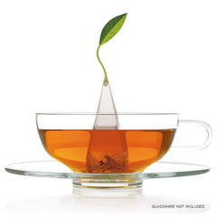 Tea Forté tea in cup steeping with vibrant color delivering aromatic, soothing flavor