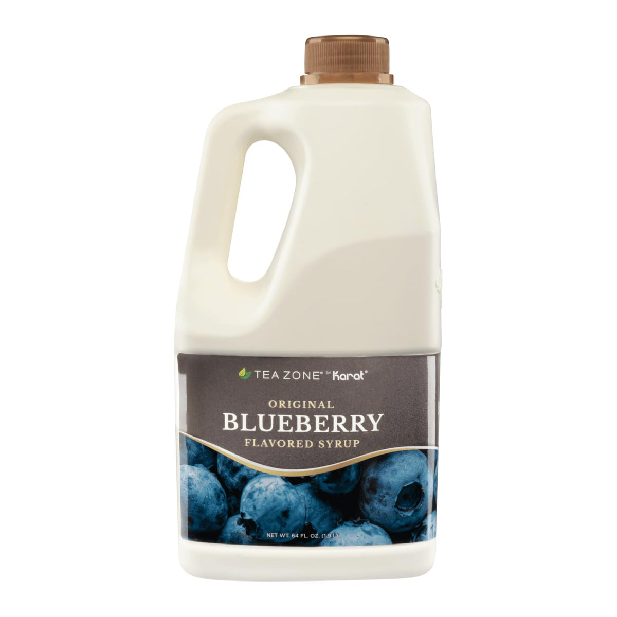Tea Zone front bottle shot showing label and 64oz size for easy identification and storage